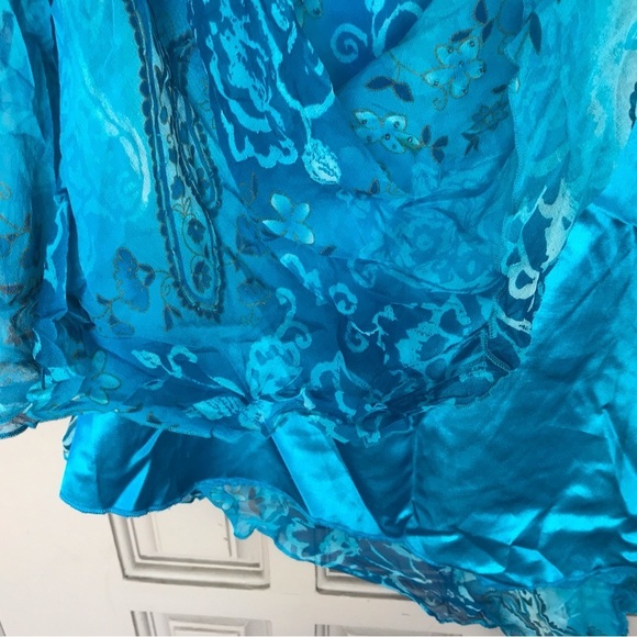 NYCity Design Co Silk Poncho w Tank Beautiful Plus Sz1X - Picture 3 of 7